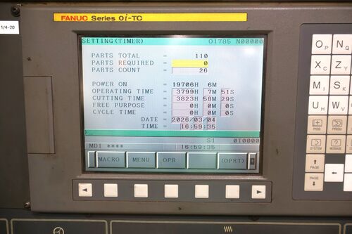Johnford #SL-650-CS, CNC lathe, 22.8" swing, 17.7" swing over cross slide, 10" chuck, 3" bar capacity, 25 HP - Image 8