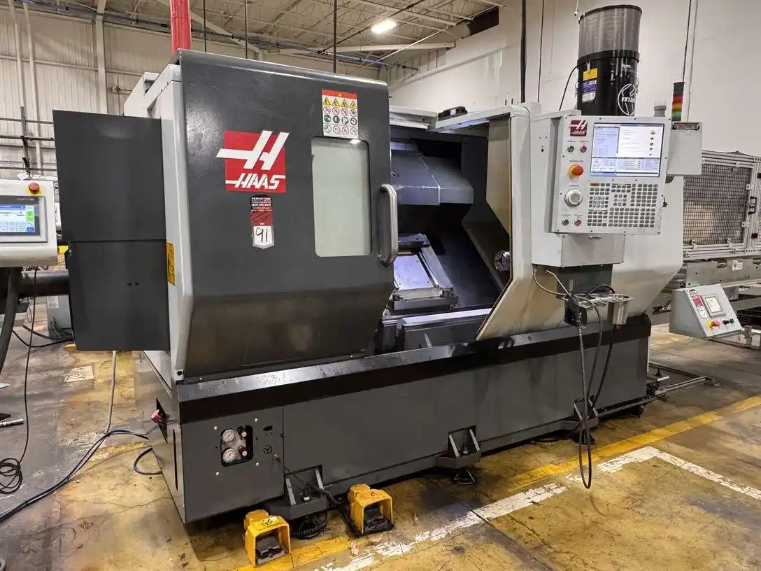 Haas #DS-30Y, CNC turning center, 21" swing, 32.5" centers, 3" bar, 12 station turret, collet chuck, 2020 - Image 1