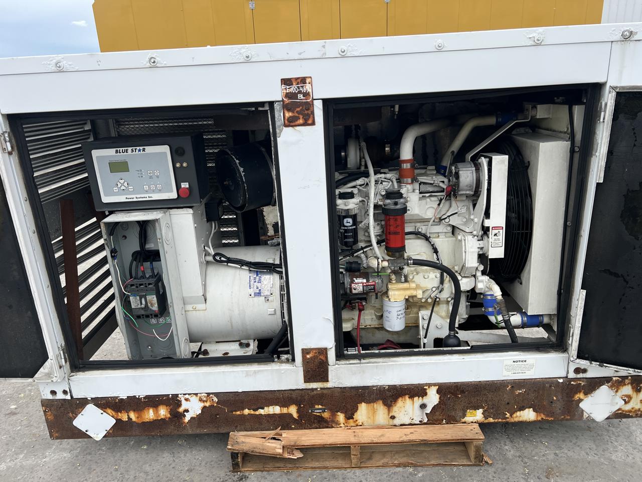 100 KW Blue Star Power #363PS, Diesel Generator Set, 277/480 Volts, 1800 RPM, circuit breaker, 1PH/3PH, 3335 - Image 6