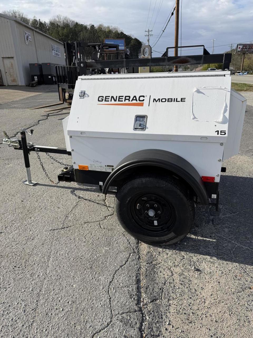 15 KW Generac #MLG15, Portable Diesel Generator, Mitzubishi engine, 120/240 Volts, 1800 RPM, circuit breaker - Image 1