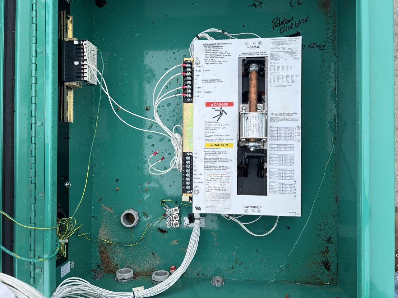 125 Amp. Cummins/Onan #OTECA-1627586, Automatic Transfer Switch, 3-pole, 240 Volts, 1PH/3PH, 2016 - Image 9