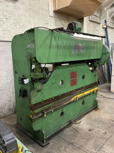 60 Ton, Bronx #1716, press brake, 10' overall, 440 V., 3 phase - Image 2