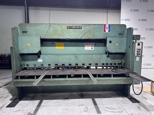 3/8" x 10' Betenbender #10-3/8, Hydraulic Power Squaring Shear, Power Backgauge, 20 HP, 1999 - Image 1