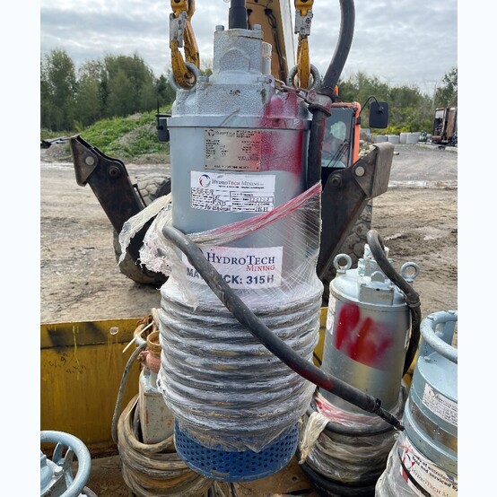 132 GPM @ 213' TDH, HydroTech #MAV-315H-U-006, Submersible Pump, 3" discharge, 15 HP, 3600 RPM, 575 Volts - Image 1