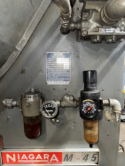45 Ton, Niagara #M45, OBI, 2-1/2" stroke, 11-3/4" Shut Height, 2-5/8" Adj., 120-240 SPM - Image 10