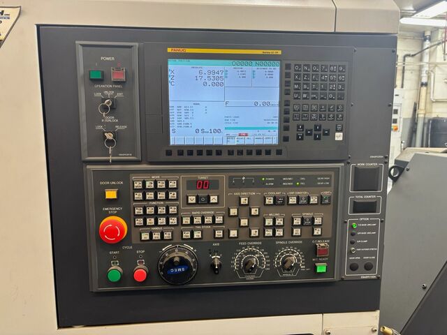 Smec #SL-2000M, CNC Lathe, 22.4" swing, 20.47" machining length, 14.17" turning diameter, 8" chuck, 3" bar - Image 9