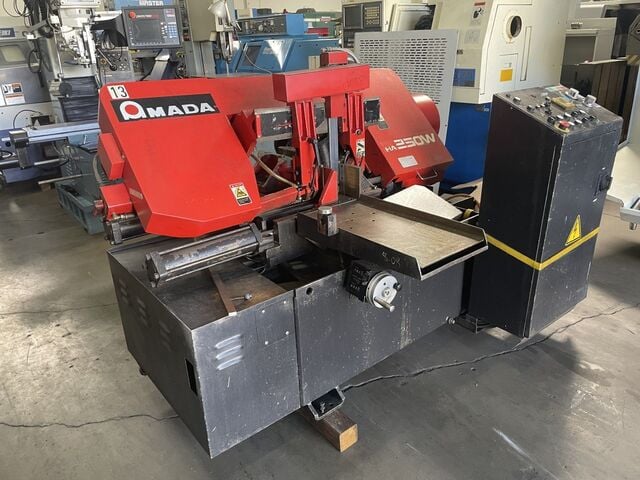 10" x 11" Amada #HA-250W, automatic horizontal band saw, 5 HP, 1" x 0.037" x 11' 6" blade, 27-250 FPM, 2014 - Image 2
