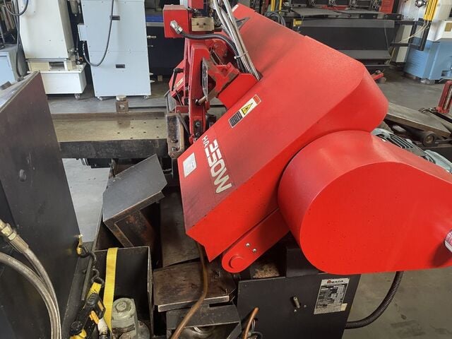10" x 11" Amada #HA-250W, automatic horizontal band saw, 5 HP, 1" x 0.037" x 11' 6" blade, 27-250 FPM, 2014 - Image 4