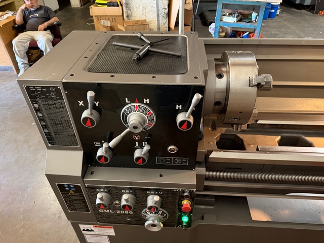 20" x 80" GMC #GML-2080, gap bed engine lathe, 29-1/8" swing, 3-1/8" bore, 10 HP, 220 V., 2025 - Image 3
