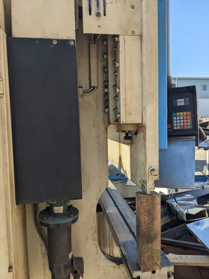 150 Ton, LVD #150-JS-10, CNC hydraulic press brake, 10' overall, 98" between housing, Hurco Autobend 7 - Image 2