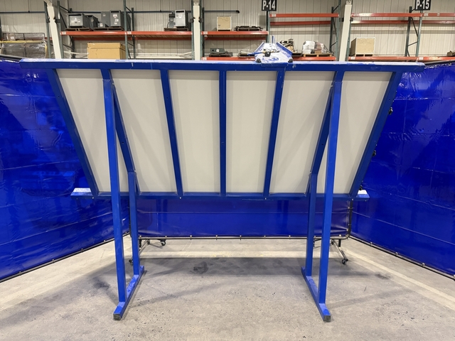 Kreg #KFT4X8, 4' x 8' face frame assembly table, pneumatic, sliding over-beam w/ 4 clamping cylinders - Image 8