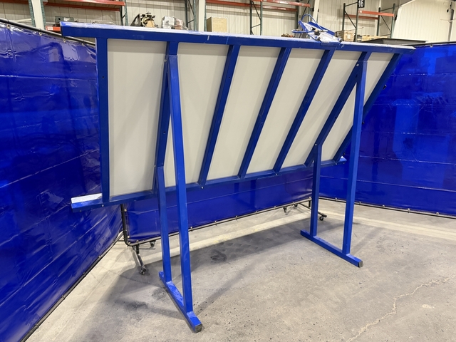 Kreg #KFT4X8, 4' x 8' face frame assembly table, pneumatic, sliding over-beam w/ 4 clamping cylinders - Image 10