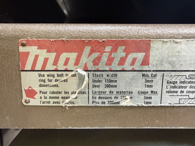 Makita #2040, 400mm planer - Image 6
