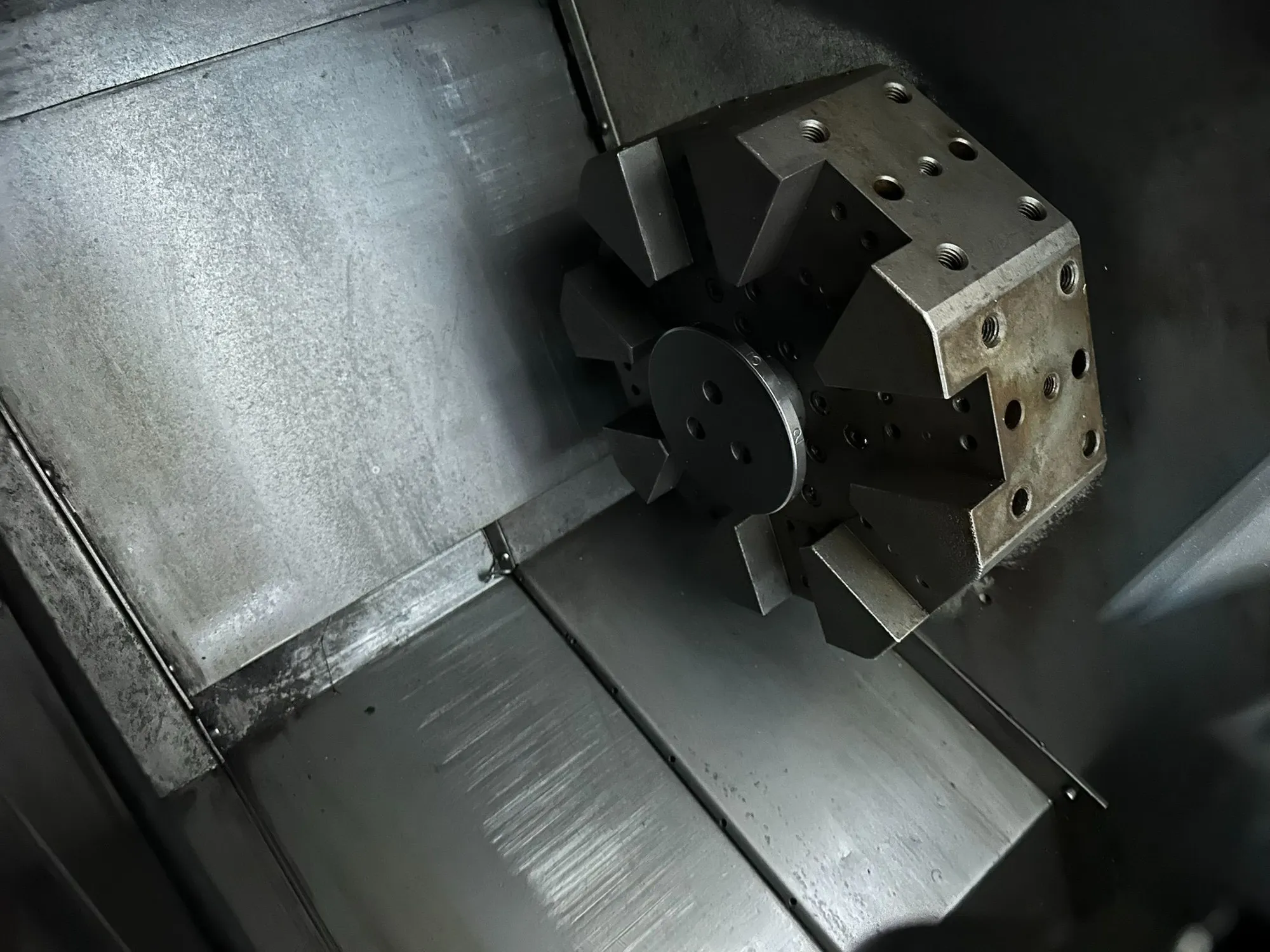 Miyano #LZ-02, CNC Lathe, Fanuc 21T, 4.7" diameter, 2.4" Bore, 15 HP, 10-Pos. Turret, 1998 - Image 9