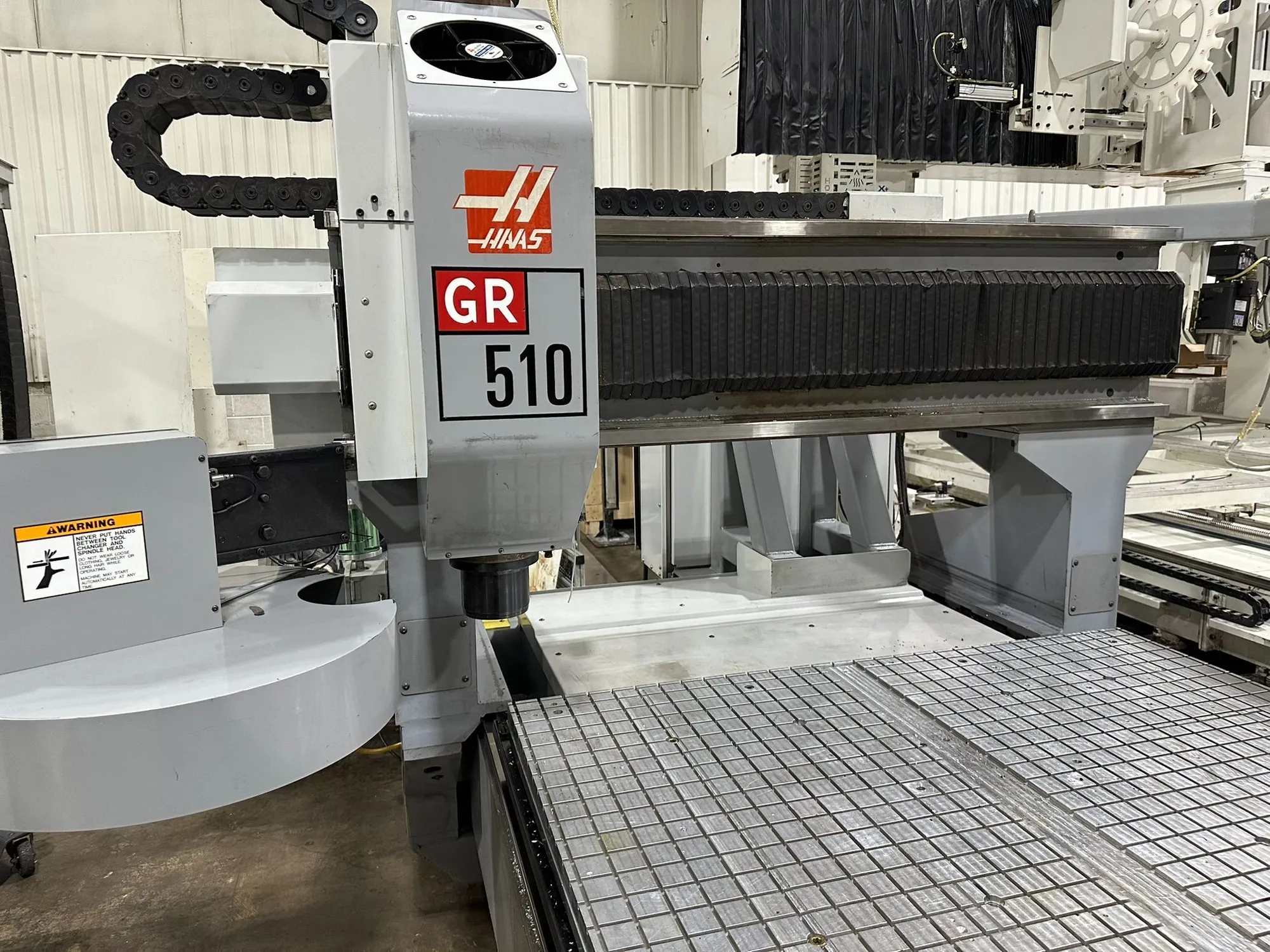 Haas #GR510, CNC Router, 5' x 10', 10,000 RPM, CT40, 15 HP, 20 ATC, 3-Axis, 2004 - Image 6
