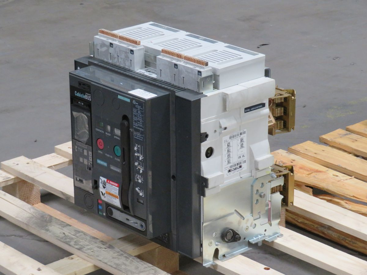 800 Amps, Siemens #WLS2A316-S2A308GV1CXLCEN, LV Air Circuit Breaker, 3-Pole, 690 Volts, 65 kA, 2023 - Image 2