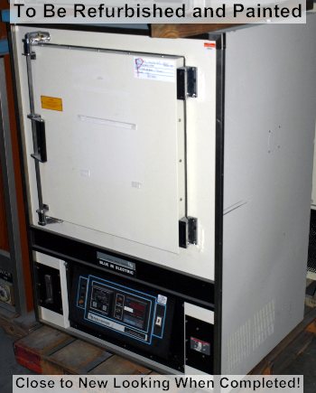 16" width x 19.5" H x 18" D Blue M #DCC-206-B, cleanroom oven, 482°F, water cooled jacket, digital - Image 1