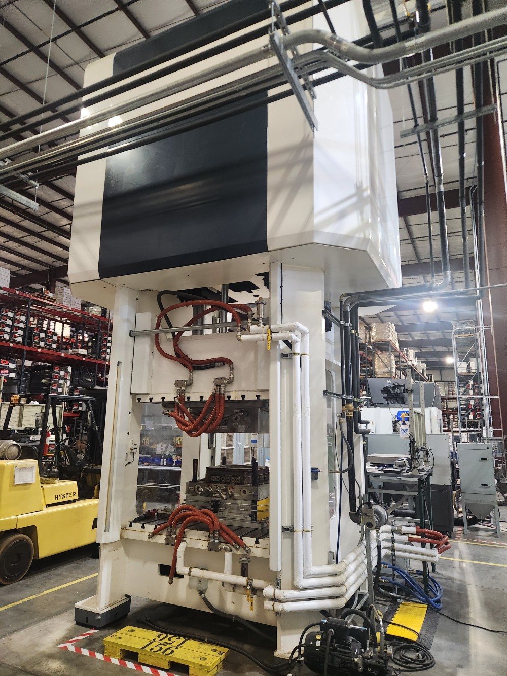 250 Ton, Beckwood #LSP-250-6464, Linear Servo Screw Press, 60" daylight, 36" stroke, 64" x 64" bolster, AB - Image 2