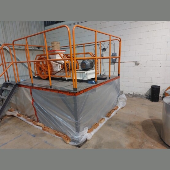 Zhengzhou Shibo #2PG400X250, double roll crusher, 400mm x 250mm rolls, 5-10 TPH, 600 V., 60 Hz - Image 2