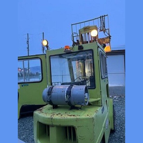 5,325 lb. Clark #C500-YS60LP, propane forklift, 2-stage boom, 125" reach, enclosed heated cab, 3,811 hours - Image 6