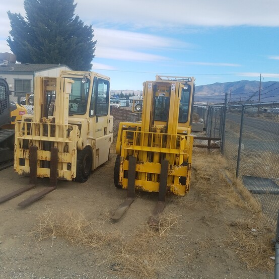 Drexel #R 60 SL-DC, swing boom forklift, 15 ft. lift, power shift, enclosed cab (2 available) - Image 1