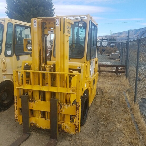 Drexel #R 60 SL-DC, swing boom forklift, 15 ft. lift, power shift, enclosed cab (2 available) - Image 3