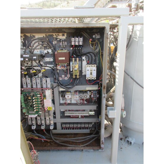 1,300 SCFM, 350 PSI, National Compressed Air #NCA-37-24-GSE-B, rotary screw drill booster compressor, 150 HP - Image 10