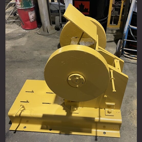 5" x 6" Lab Jaw Crusher, 1 HP required, mounted on frame - Image 1