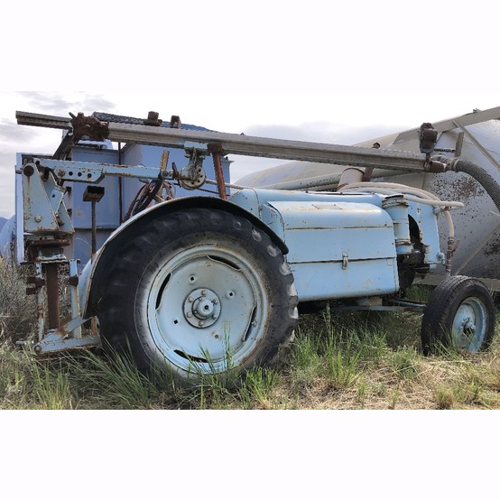 125 CFM, Le Roi #125TA, portable air compressor, 42 HP gas engine, drill boom, dual air receivers - Image 8