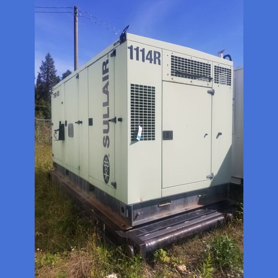 900 CFM, 125 PSI, Sullair #TSR-20, rotary screw air compressor, 200 HP, 5,160 hours, 2012 - Image 1
