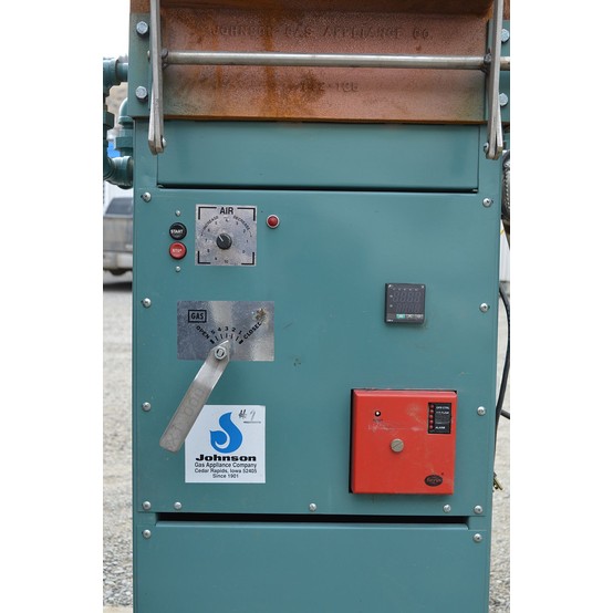 13" width x 7" H x 16.5" D Johnson Gas #142 FA, lab assay furnace, 180,000 BTU, LP gas, chamber (2 available) - Image 4