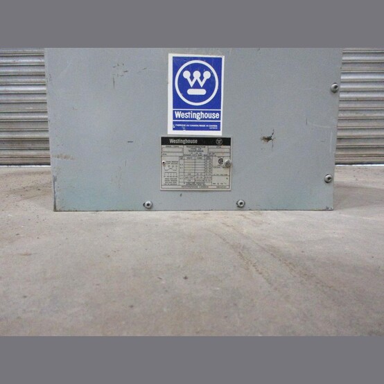 10 KVA 600 Primary, 120/240 Secondary, Westinghouse, Dry Type Transformer Single Phase - Image 2