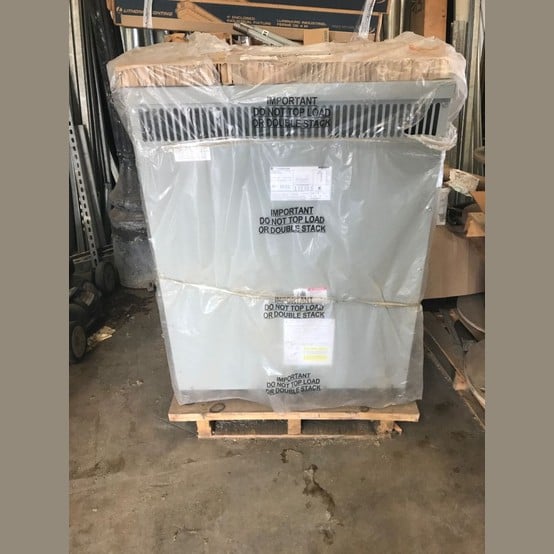 112.5 KVA 480 Primary, 208/120 Secondary, General Electric #9T83B3875G13, Dry Type Transformer 3 Phase - Image 1