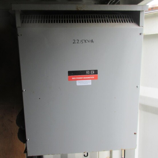 225 KVA 600Y Primary, 480Y Secondary, Rex Power Magnetics #RC225J-H, Dry Type Auto Transformer 3 Phase - Image 1