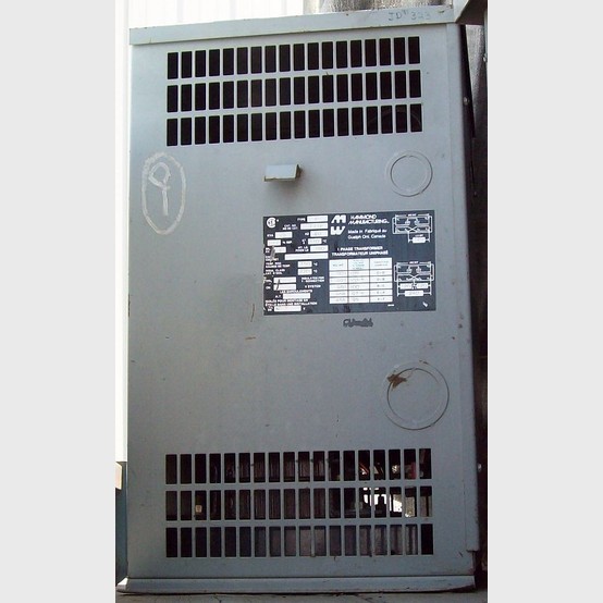 25 KVA 480 Primary, 120/240 Secondary, Hammond, Dry Type Transformer Single Phase - Image 1