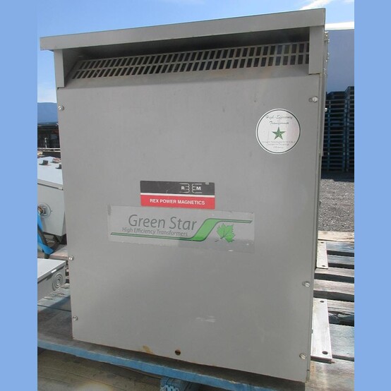 30 KVA 600 Primary, 208Y/120 Secondary, Rex Power Magnetics #BC30J-M/Z, Dry Type Isolation Transformer 3 Phase - Image 1