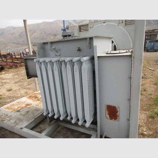 500 KVA 13,200 Primary, 480Y/277 Secondary, General Electric #M 125152B, Liquid Filled Pad Transformer 3 Phase - Image 4