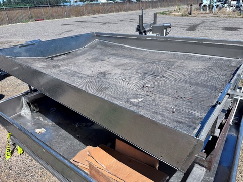 Stainless Steel Cooling Pan, 5' wide x 88" long cooling pan, perforated screen deck, 15" deep pan body, 2" - Image 2