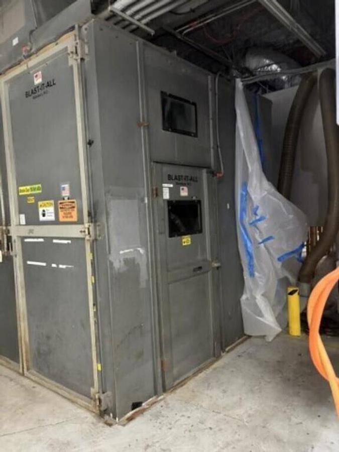 Blast-It-All, Walk-In Abrasive Blast Room/Blast Cabinet System, 108" wide x 120" long x 120" high room, dust - Image 2