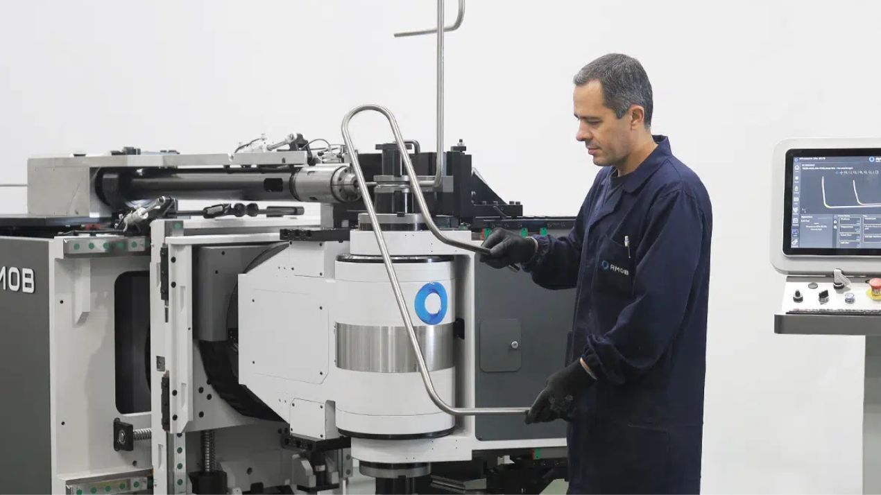 2.48" AMOB #eMOB-63, Electric CNC Tube Bender, (11) fully interpolated axes, multi-stack tooling, wiper die - Image 5