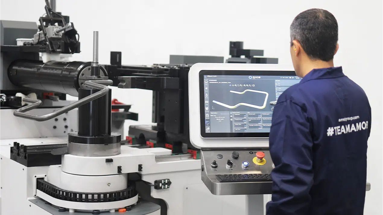 8.86" AMOB #eMOB-225, Electric CNC Tube Bender, multi-stack tooling, anti-collision system, motion control - Image 4