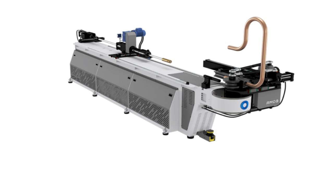 3.54" AMOB #MDH-90, Electromechanical Tube Bender, hydraulic clamp die, ergonomic control panel, 3,000 - Image 1