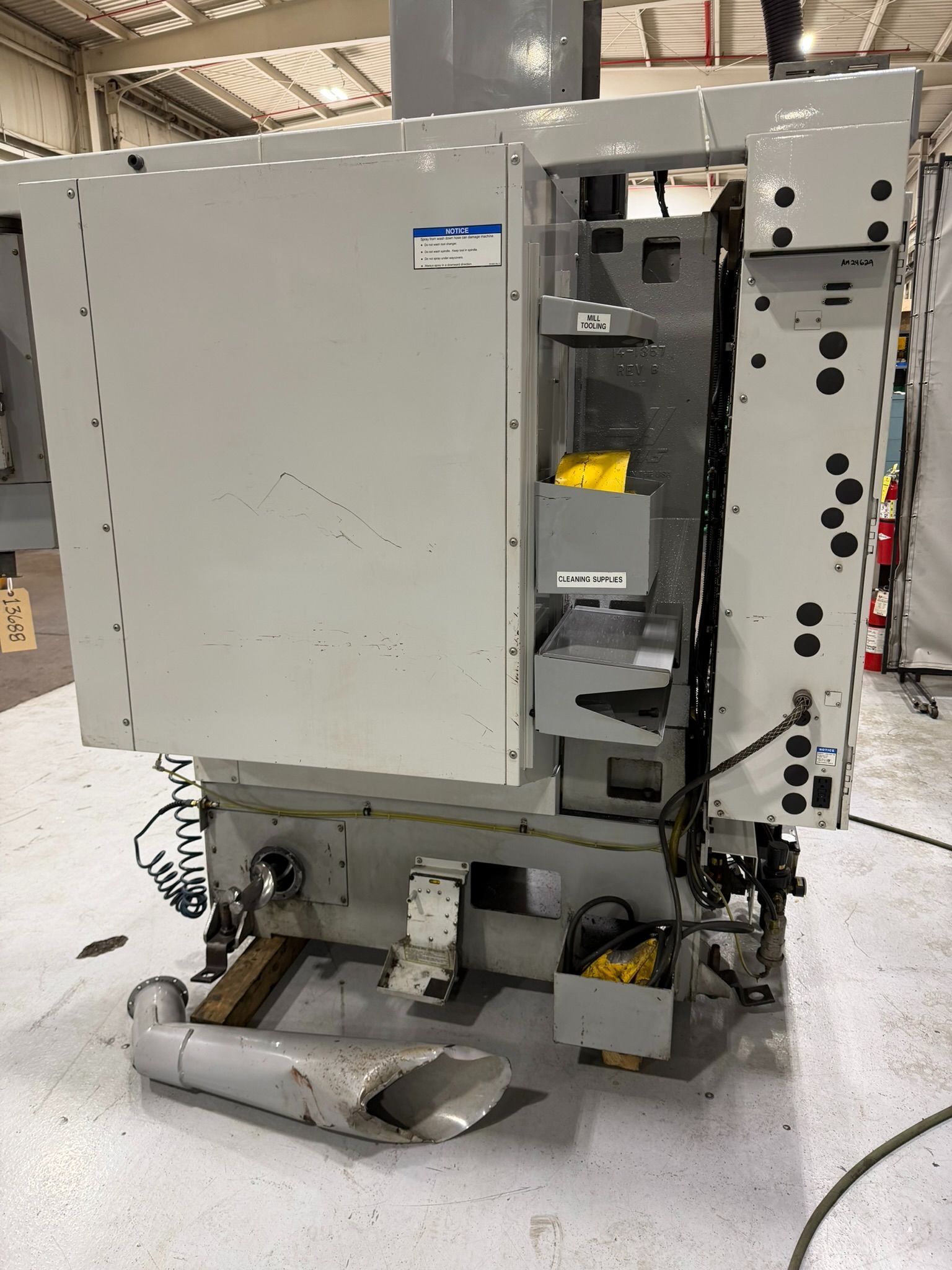 Haas #Mini-Mill, CNC Vertical Machining Center, 36" x 12" table, 16" X, 12" Y, 10" Z, 7.5 HP, 6000 RPM - Image 9