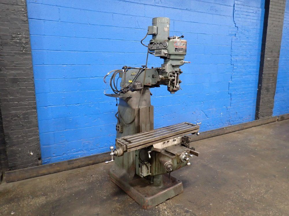 First #LC-1-1/2TM, Vertical Mill, 9" x 42" table, 2 HP, 440/220 V. - Image 1
