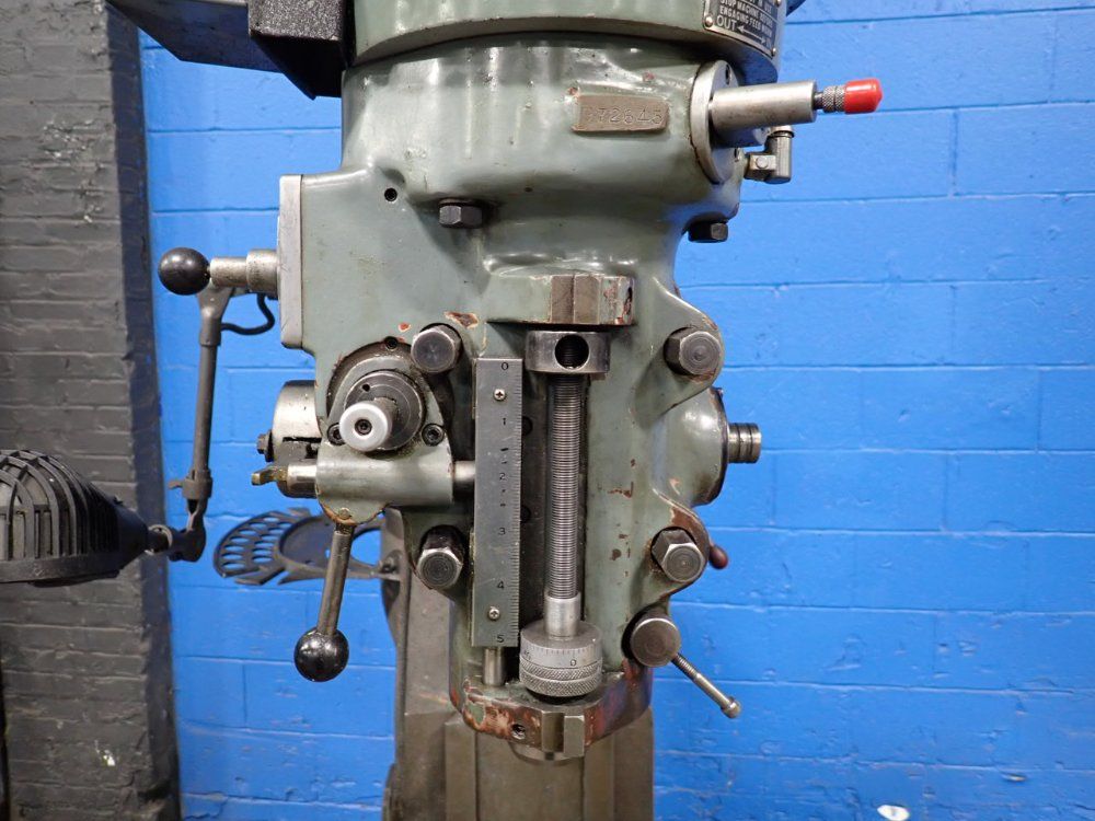 First #LC-1-1/2TM, Vertical Mill, 9" x 42" table, 2 HP, 440/220 V. - Image 6