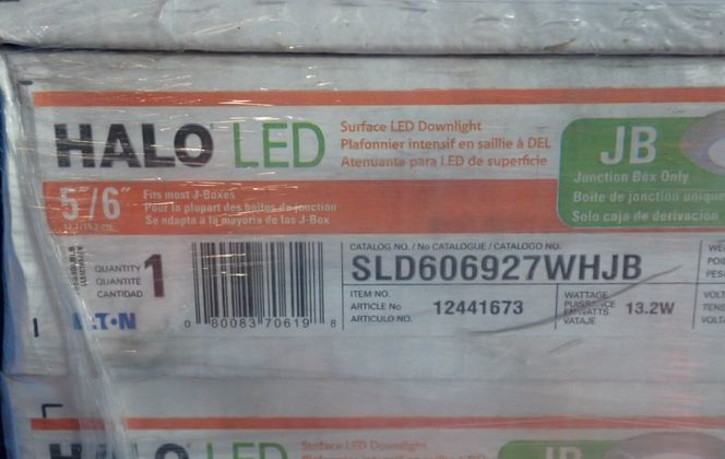 Eaton #SLD606927WHJB, Halo Surface LED Downlight, 13.2 W, 2700K, LOT of 407 Boxes - Image 2