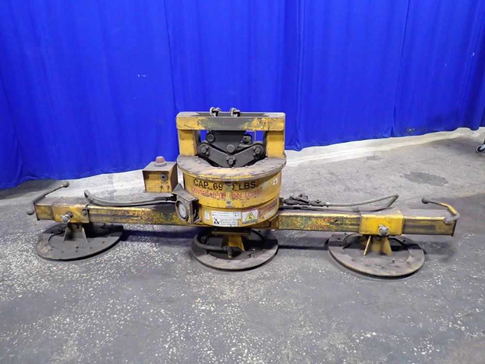 6,900 lb. Anver #M690M3-110, Vacuum Lift Attachment, 86" Span, 1995 - Image 2