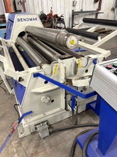 60" x 3/8" Bendmak #CY4R-HHS-190-15/10, 4 roll plate roll, 4 HP - Image 4