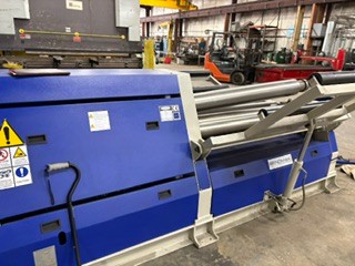 60" x 3/8" Bendmak #CY4R-HHS-190-15/10, 4 roll plate roll, 4 HP - Image 5