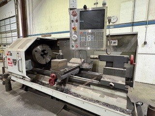 Haas #TL-3B, CNC lathe, 37" swing, 80" centers, 19" swing over cross slide, (2) 3-jaw 24" chucks, 2014 - Image 1